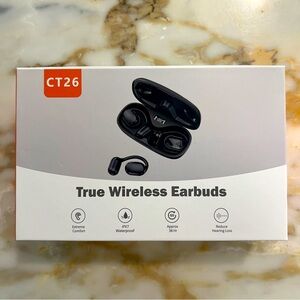New wireless earbuds black